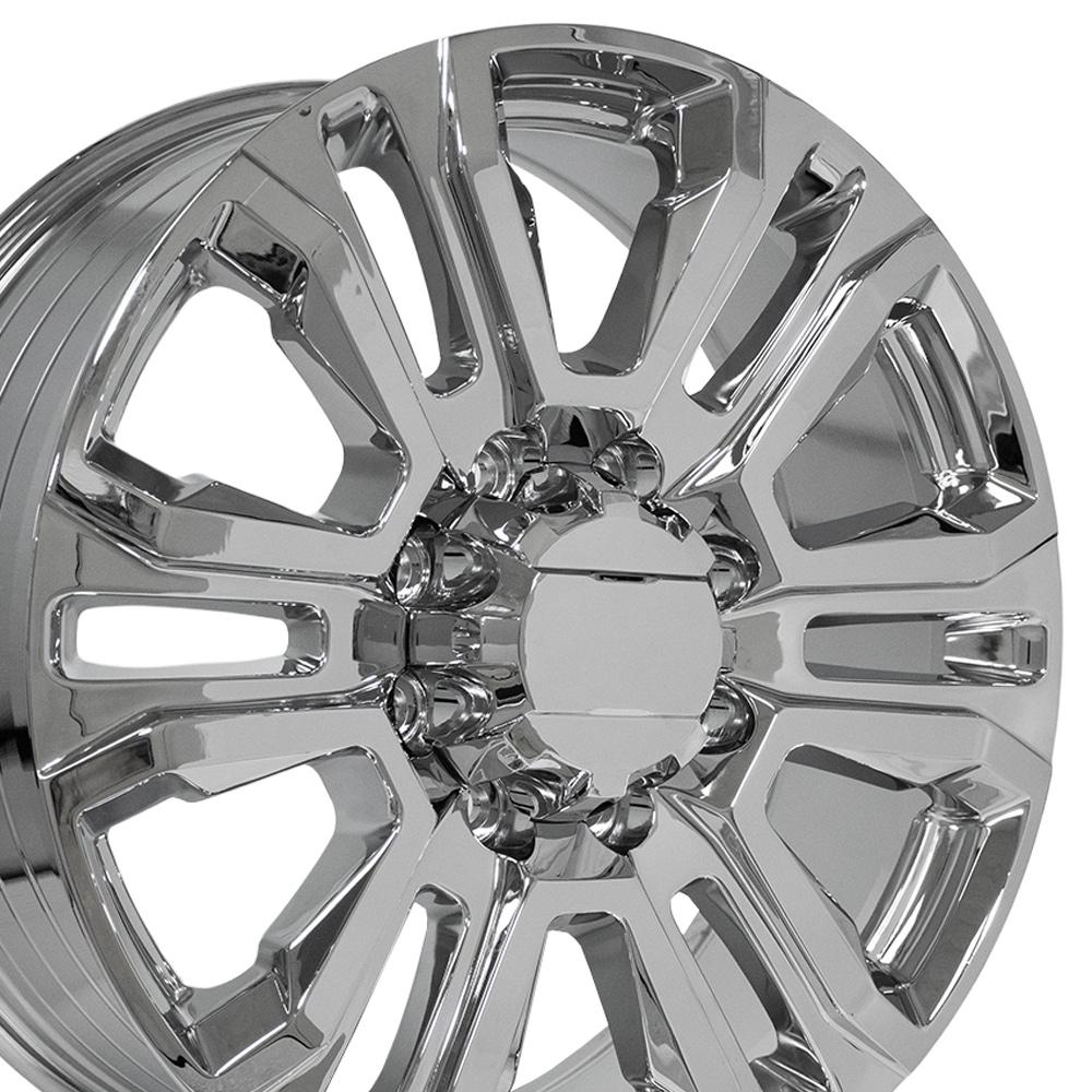 OE Wheels CV70B 22x8.5 8x180 47et Chrome Wheel