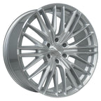 OE Wheels CV72 22x9 6x139.7 18et Gloss Silver Machined Wheel - View 3
