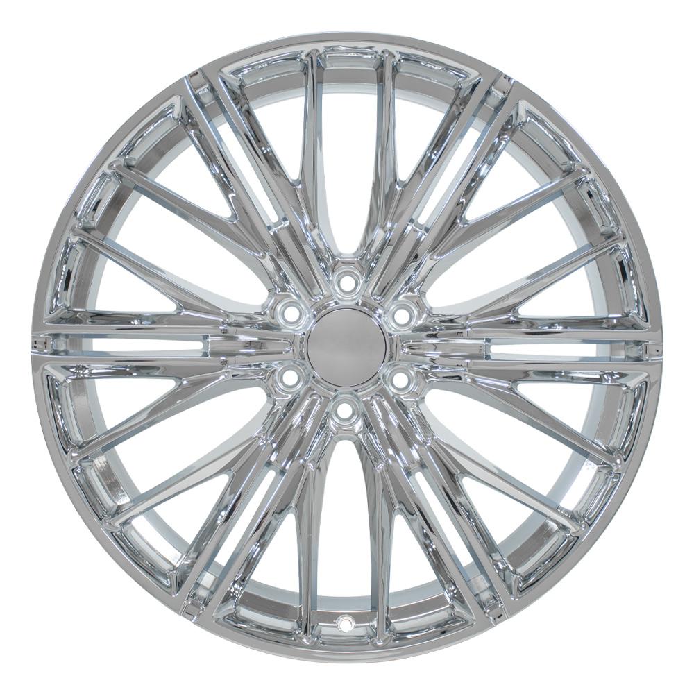 OE Wheels CV72 24x10 6x139.7 31et Chrome Wheel - View 2