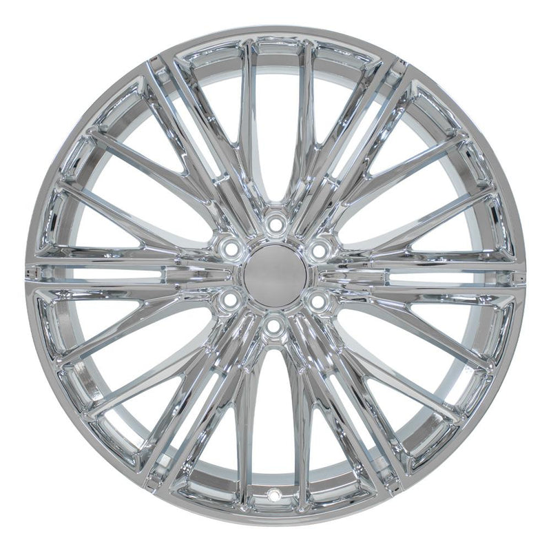 OE Wheels CV72 24x10 6x139.7 31et Chrome Wheel - View 2