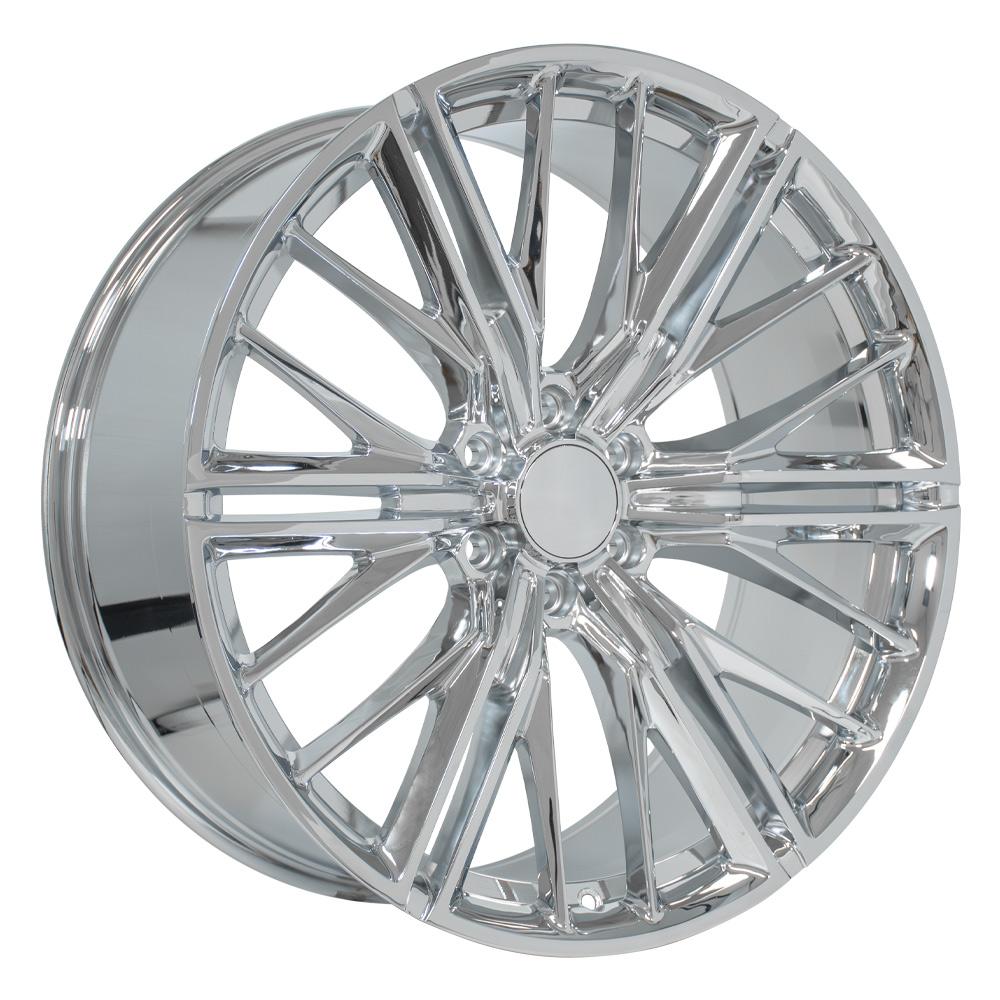 OE Wheels CV72 24x10 6x139.7 31et Chrome Wheel - View 3