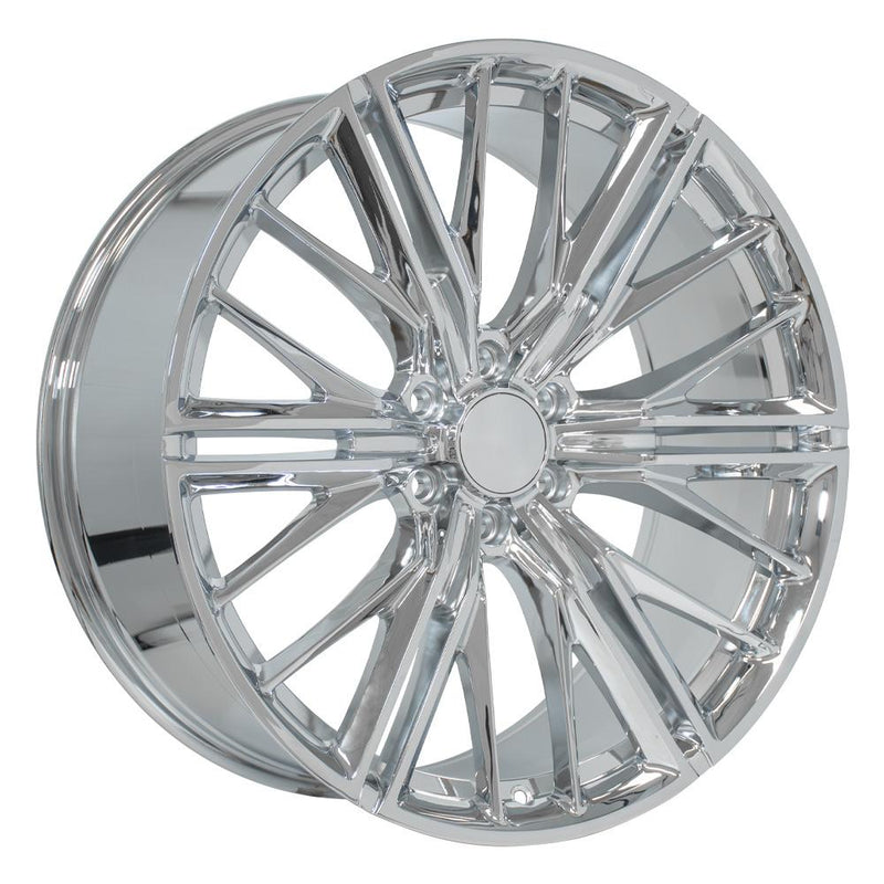 OE Wheels CV72 24x10 6x139.7 31et Chrome Wheel - View 3