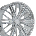 OE Wheels CV72 24x10 6x139.7 31et Chrome Wheel