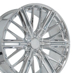 OE Wheels CV72 24x10 6x139.7 31et Chrome Wheel