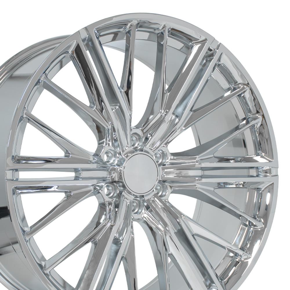 OE Wheels CV72 24x10 6x139.7 31et Chrome Wheel