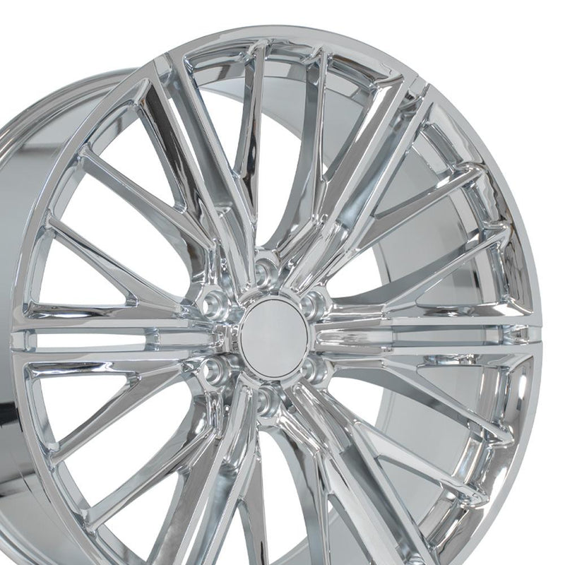 OE Wheels CV72 24x10 6x139.7 31et Chrome Wheel