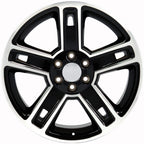 OE Wheels CV74B 22x9 6x139.7 24et Gloss Black Machined Wheel - View 2