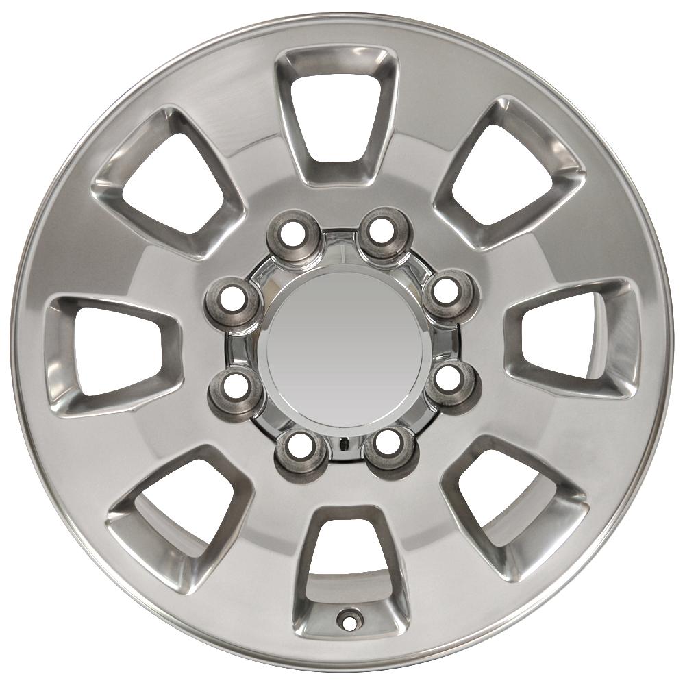 OE Wheels CV75B 18x8 8x180 44et Polished Wheel - View 3