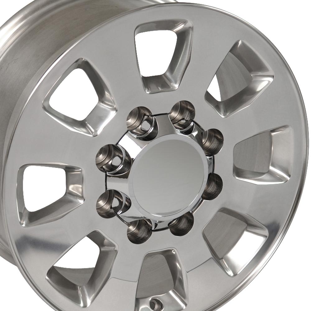 OE Wheels CV75B 18x8 8x180 44et Polished Wheel - View 2