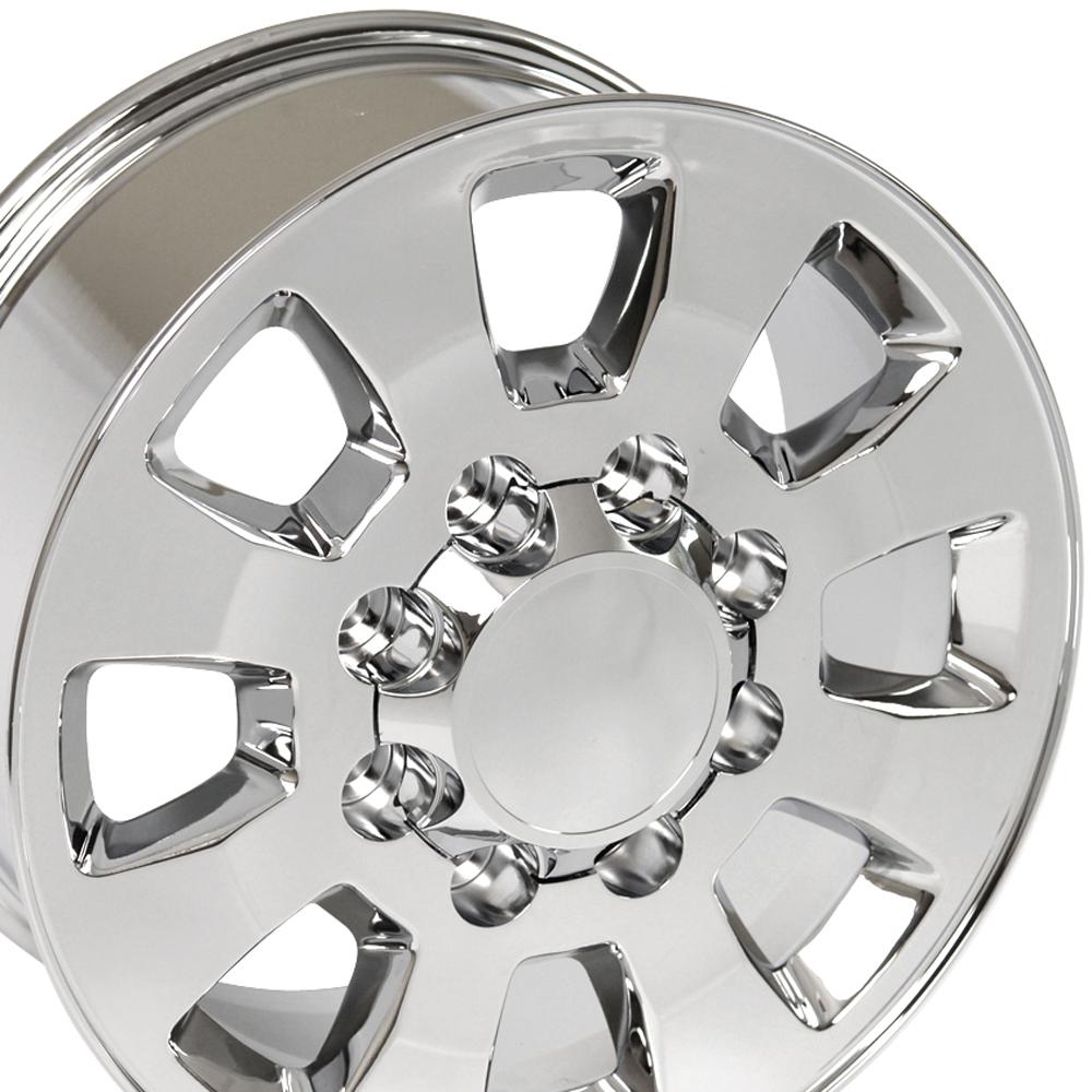 OE Wheels CV75A 18x8 8x165.1 12et Chrome Wheel - View 2