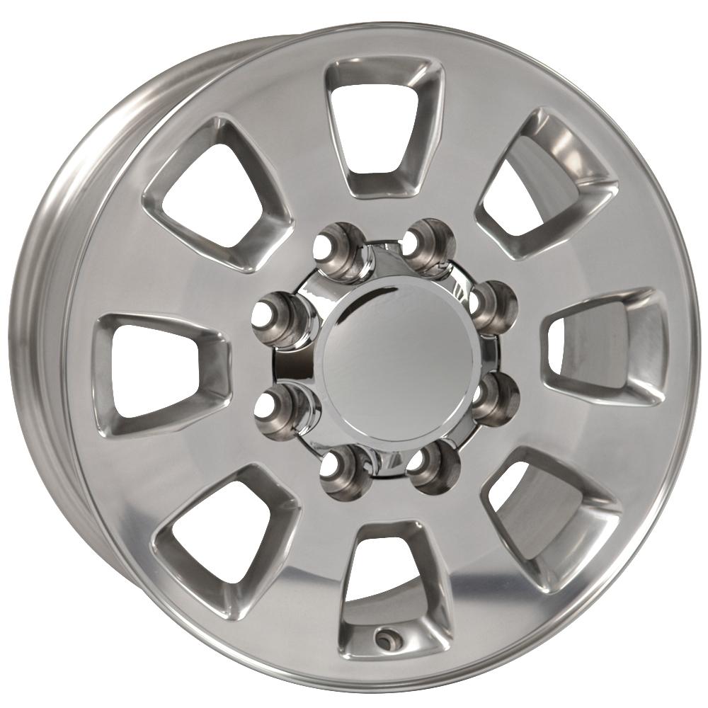OE Wheels CV75A 18x8 8x165.1 12et Polished Wheel - View 3