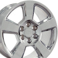 OE Wheels CV76 20x9 6x139.7 27et Chrome Wheel