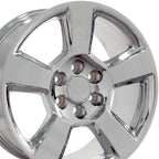 OE Wheels CV76 20x9 6x139.7 27et Chrome Wheel