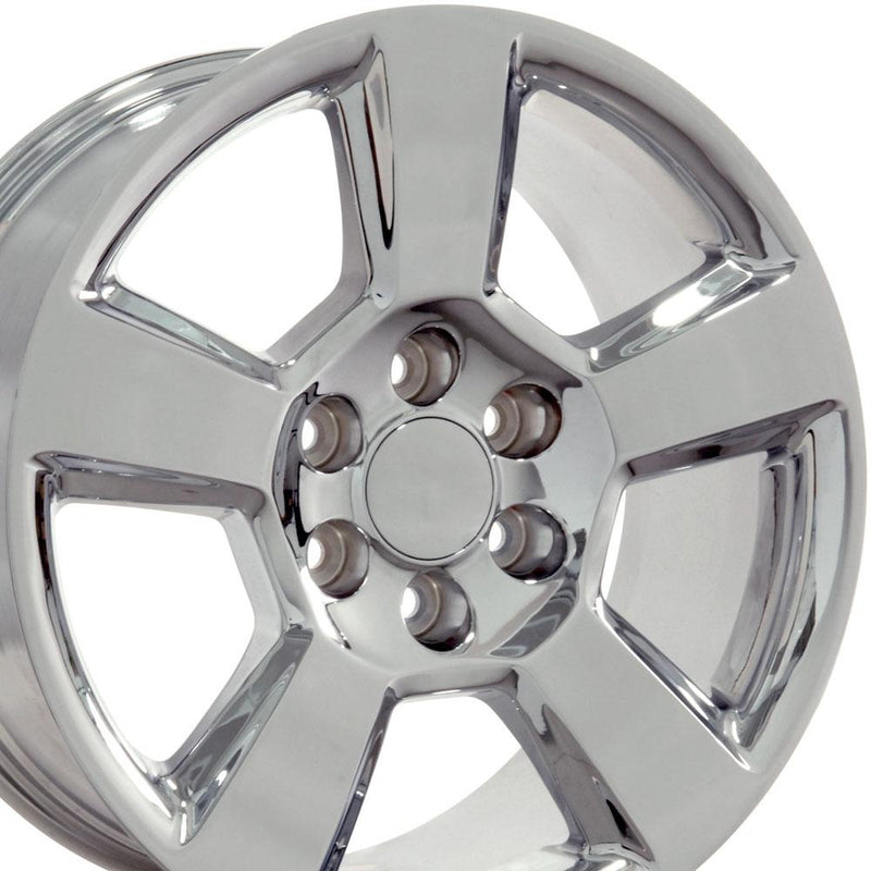 OE Wheels CV76 20x9 6x139.7 27et Chrome Wheel