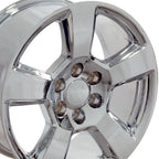 OE Wheels CV76 20x9 6x139.7 27et Chrome Wheel - View 2
