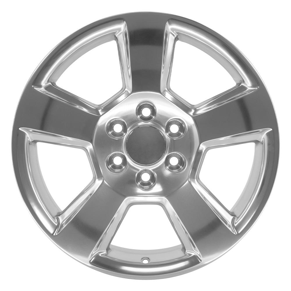 OE Wheels CV76 20x9 6x139.7 27et Polished Wheel - View 2