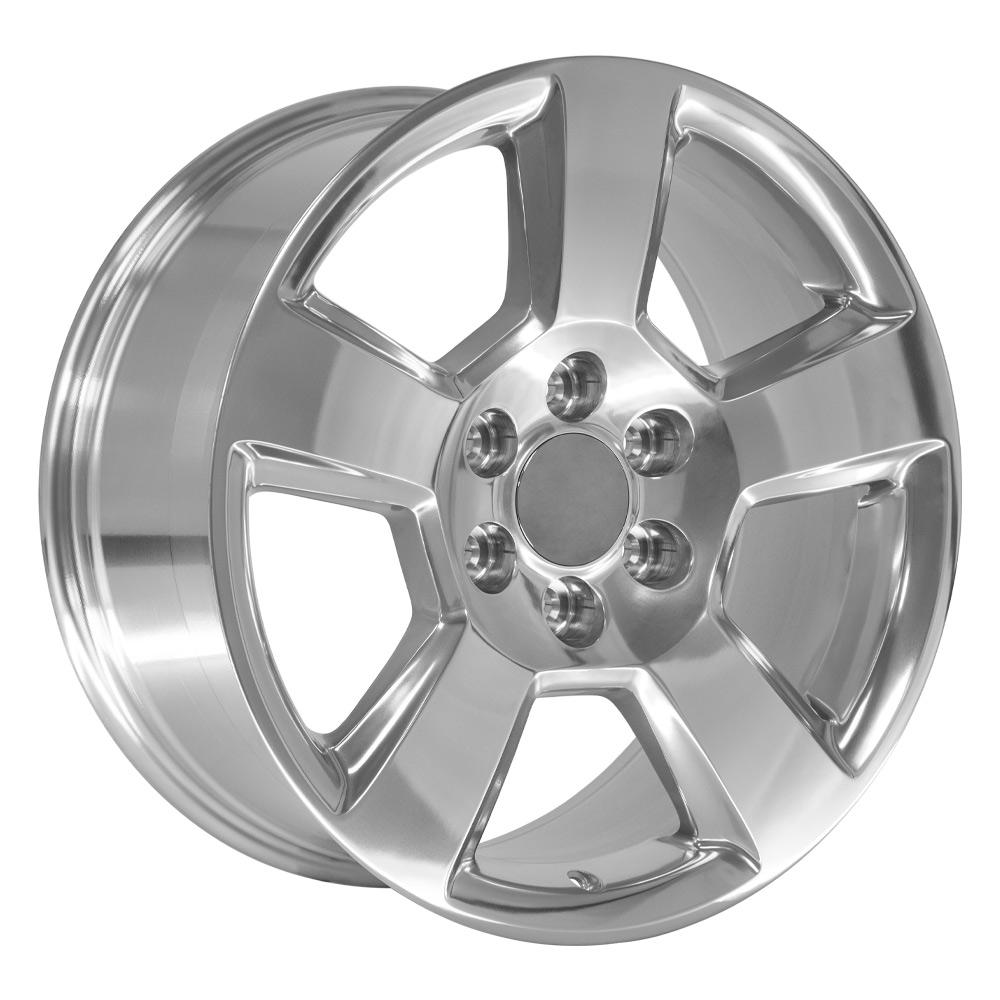 OE Wheels CV76 20x9 6x139.7 27et Polished Wheel - View 3