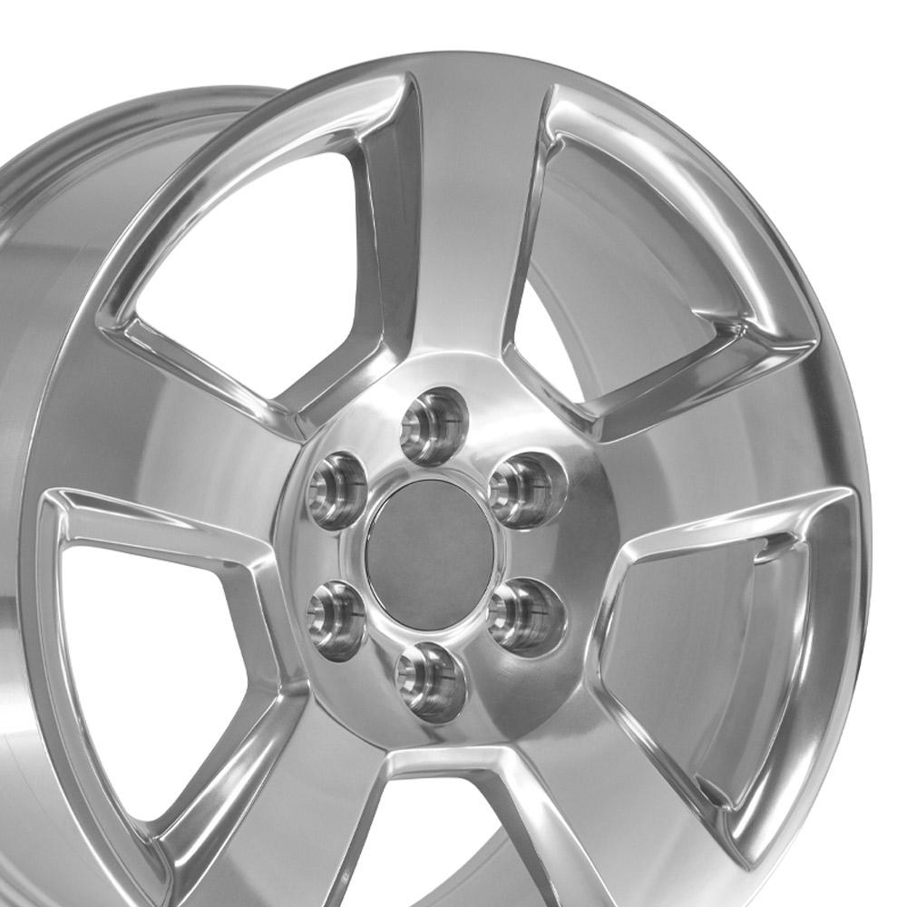 OE Wheels CV76 20x9 6x139.7 27et Polished Wheel