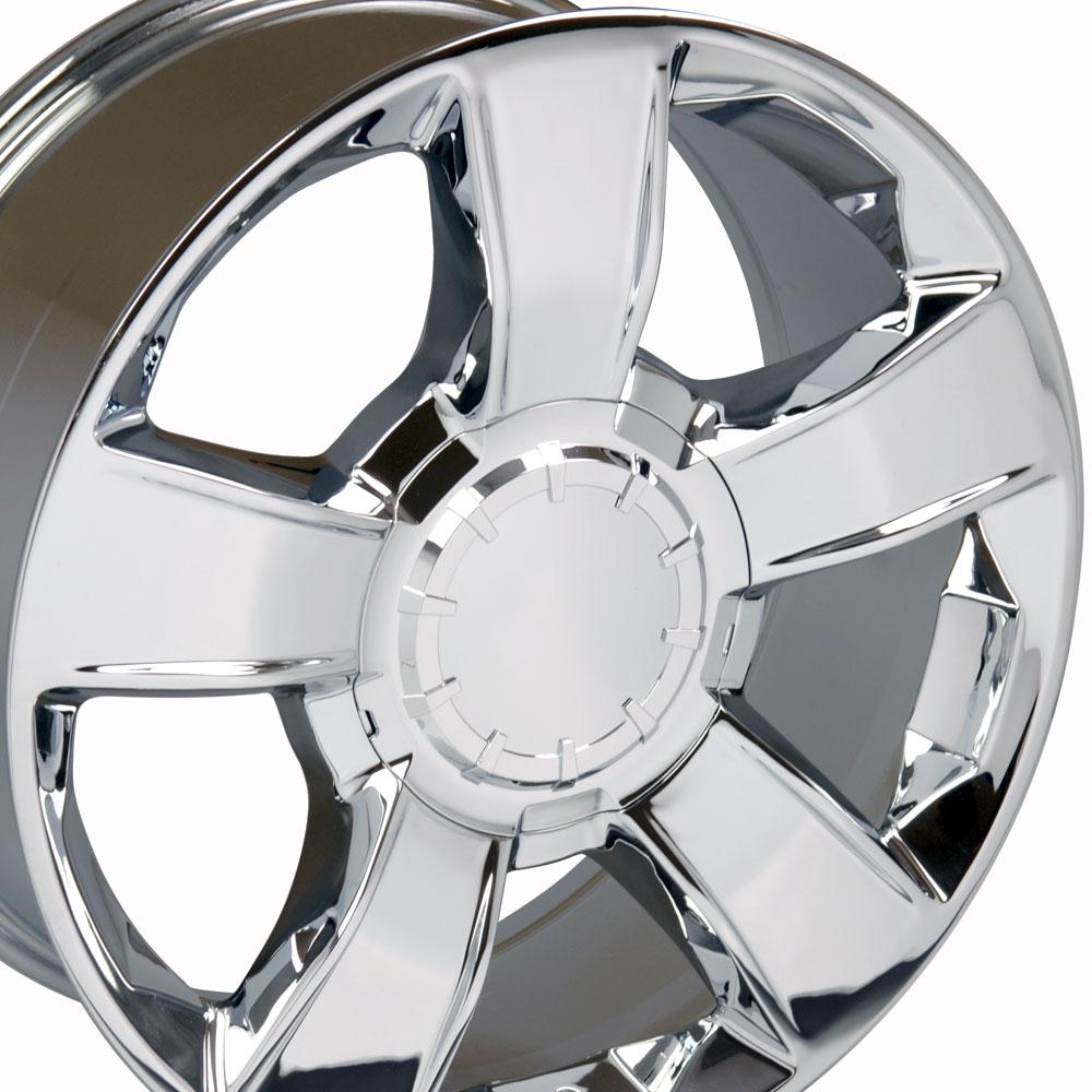 OE Wheels CV79 20x8.5 6x139.7 30et Chrome Wheel - View 2