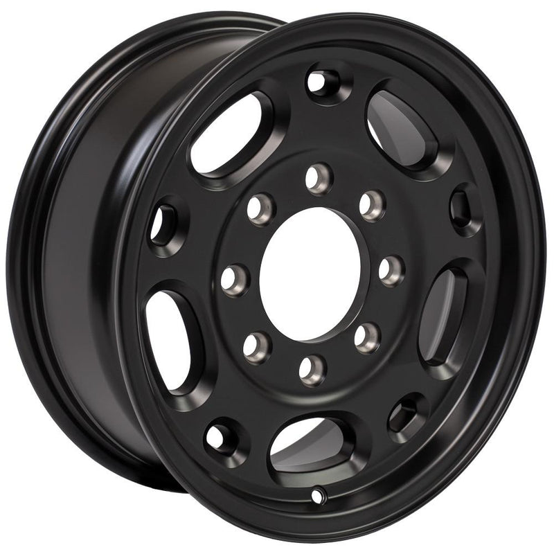 OE Wheels CV82 16x6.5 8x165.1 28et Satin Black Wheel - View 3