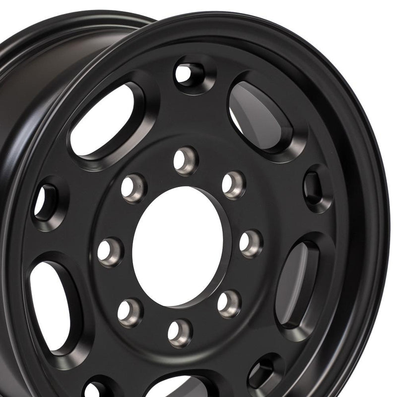 OE Wheels CV82 16x6.5 8x165.1 28et Satin Black Wheel