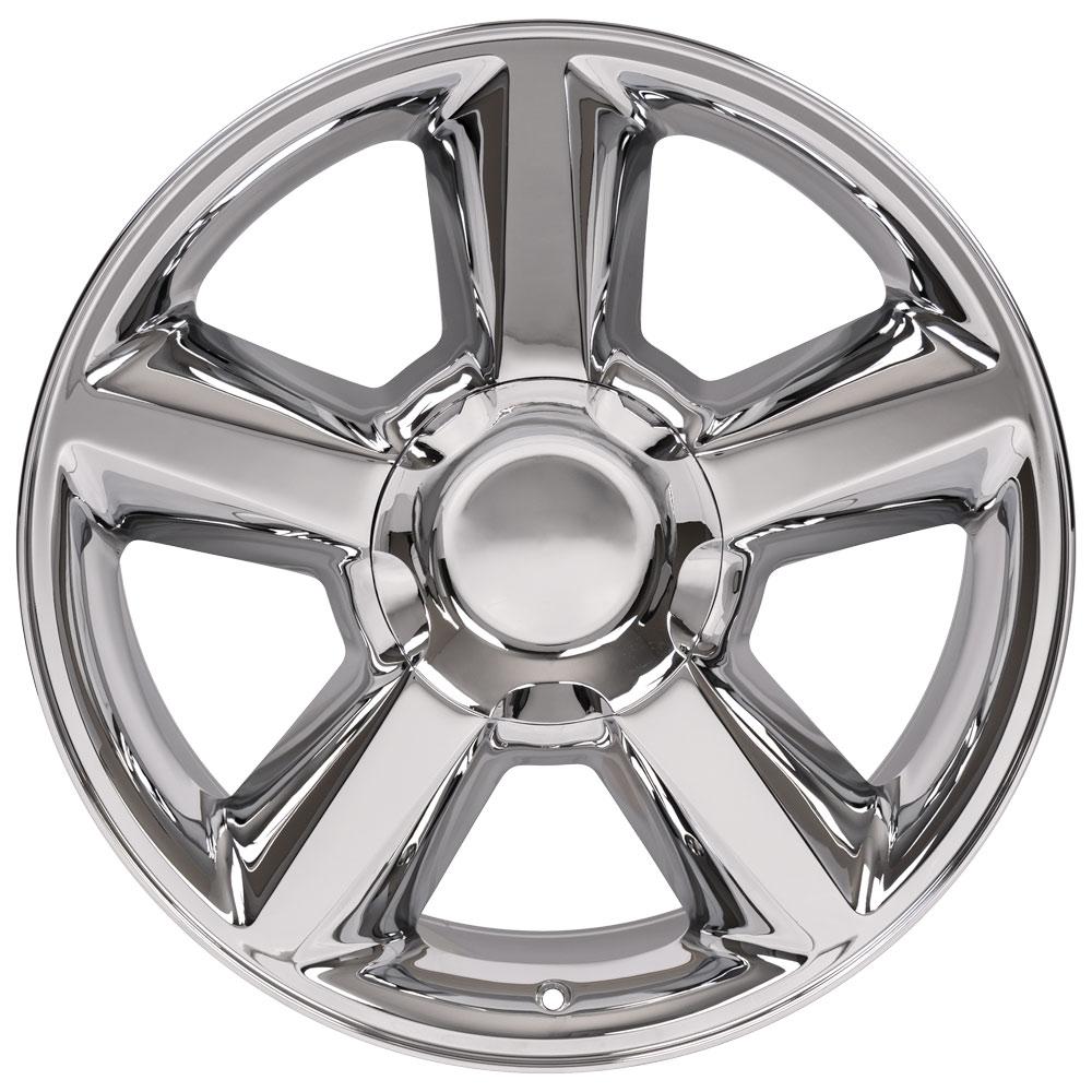 OE Wheels CV83 20x8.5 6x139.7 31et Chrome Wheel - View 2
