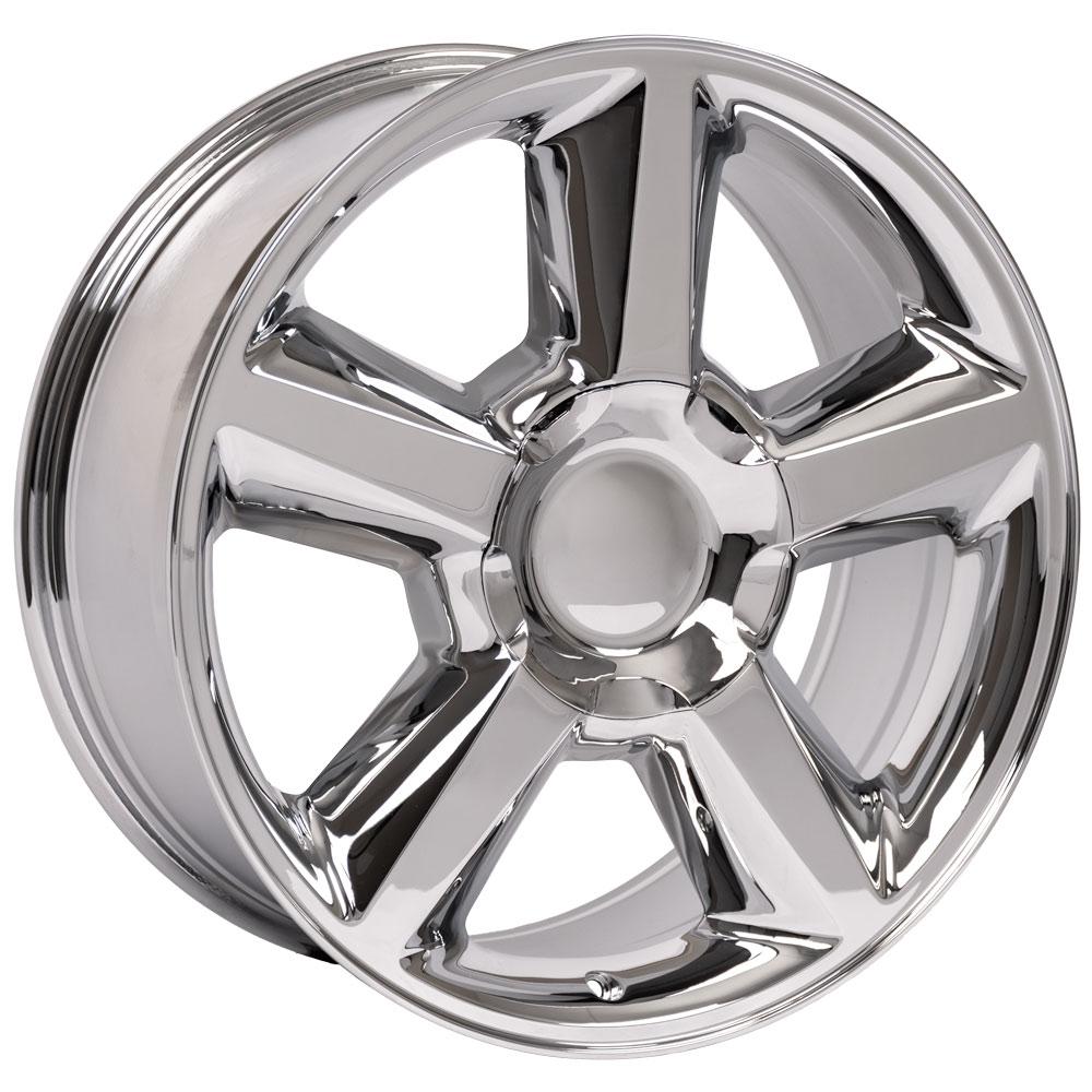 OE Wheels CV83 20x8.5 6x139.7 31et Chrome Wheel - View 3
