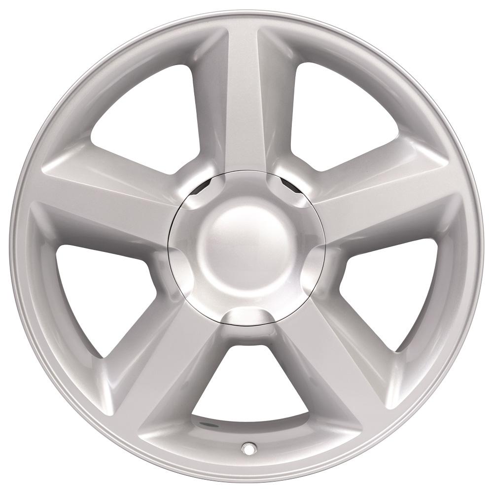 OE Wheels CV83 20x8.5 6x139.7 31et Gloss Silver Wheel - View 2