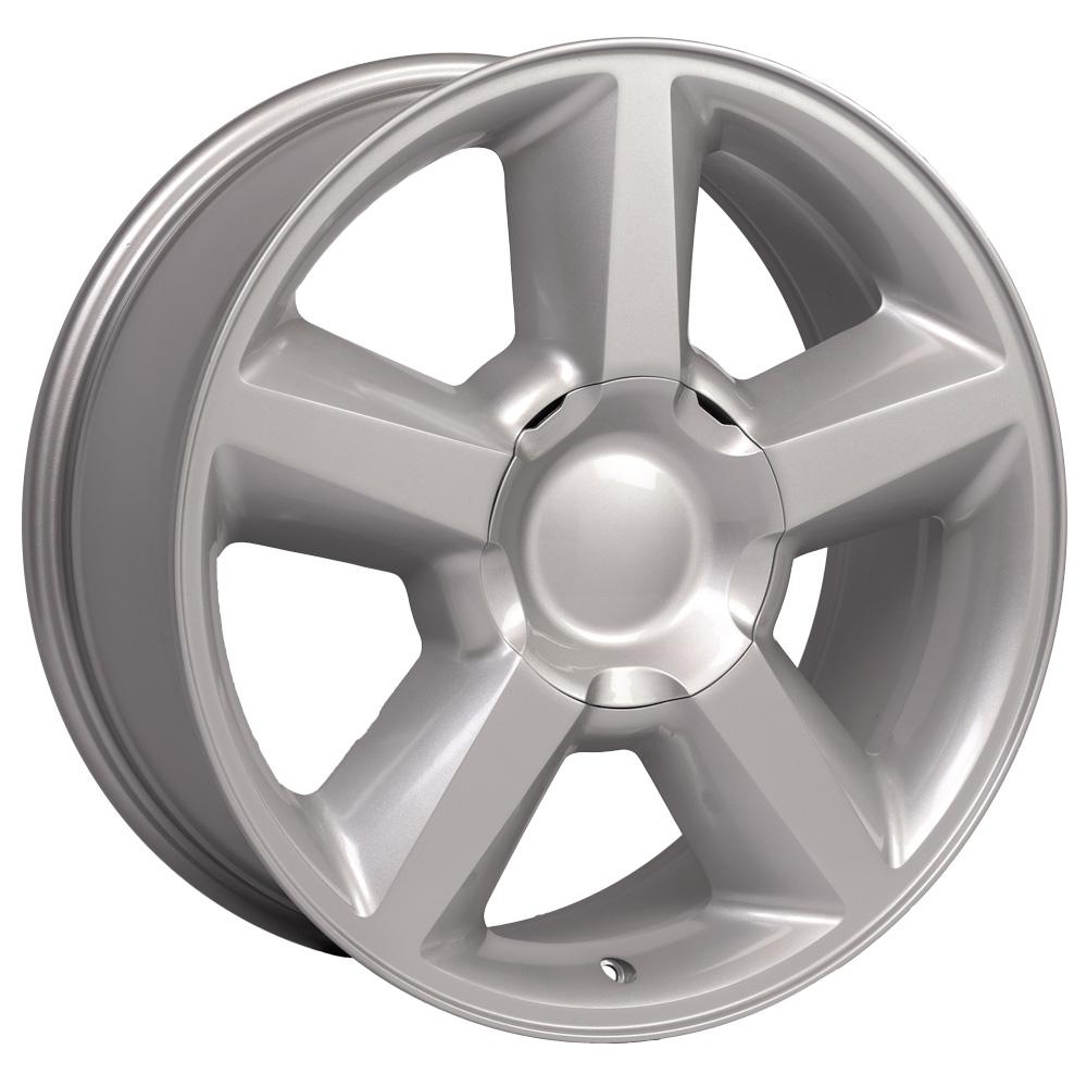 OE Wheels CV83 20x8.5 6x139.7 31et Gloss Silver Wheel - View 3