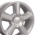 OE Wheels CV83 20x8.5 6x139.7 31et Gloss Silver Wheel