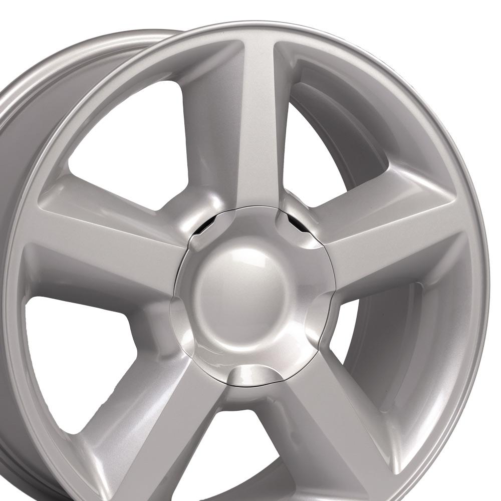 OE Wheels CV83 20x8.5 6x139.7 31et Gloss Silver Wheel
