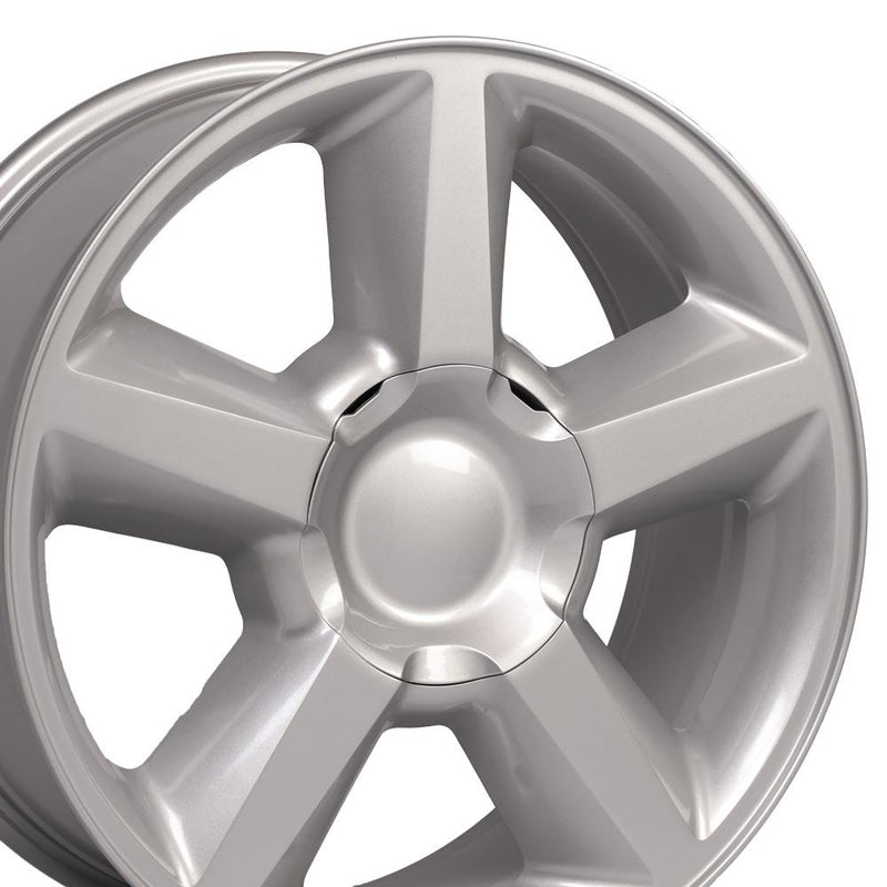 OE Wheels CV83 20x8.5 6x139.7 31et Gloss Silver Wheel
