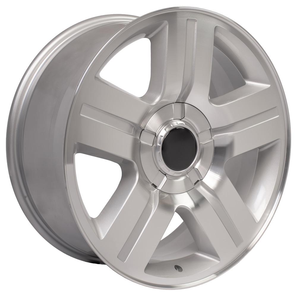 OE Wheels CV84 20x8.5 6x139.7 31et Gloss Silver Machined Wheel - View 3