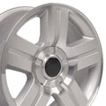 OE Wheels CV84 22x9 6x139.7 31et Gloss Silver Machined Wheel