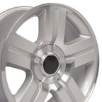 OE Wheels CV84 22x9 6x139.7 31et Gloss Silver Machined Wheel