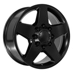 OE Wheels CV91B 20x8.5 8x180 44et Satin Black Wheel - View 3