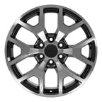 OE Wheels CV92 20x9 6x139.7 27et Gloss Black Machined Wheel - View 2