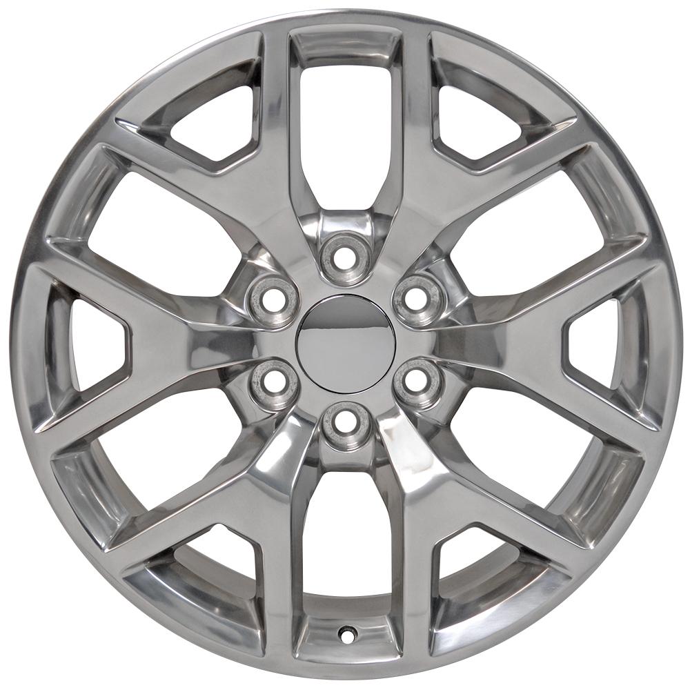 OE Wheels CV92 20x9 6x139.7 27et Polished Wheel - View 2