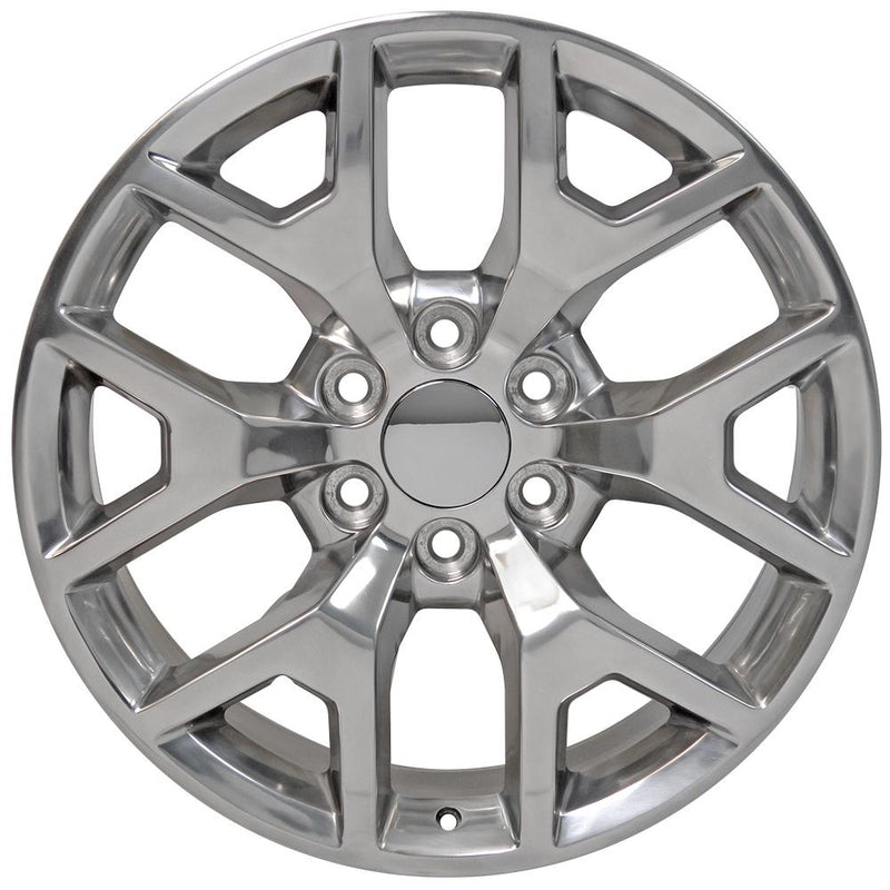 OE Wheels CV92 20x9 6x139.7 27et Polished Wheel - View 2