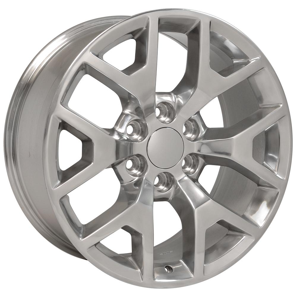 OE Wheels CV92 20x9 6x139.7 27et Polished Wheel - View 3