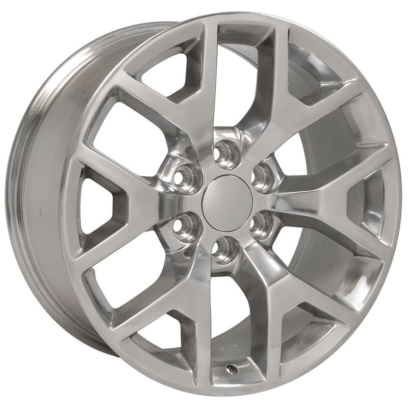 OE Wheels CV92 20x9 6x139.7 27et Polished Wheel - View 3