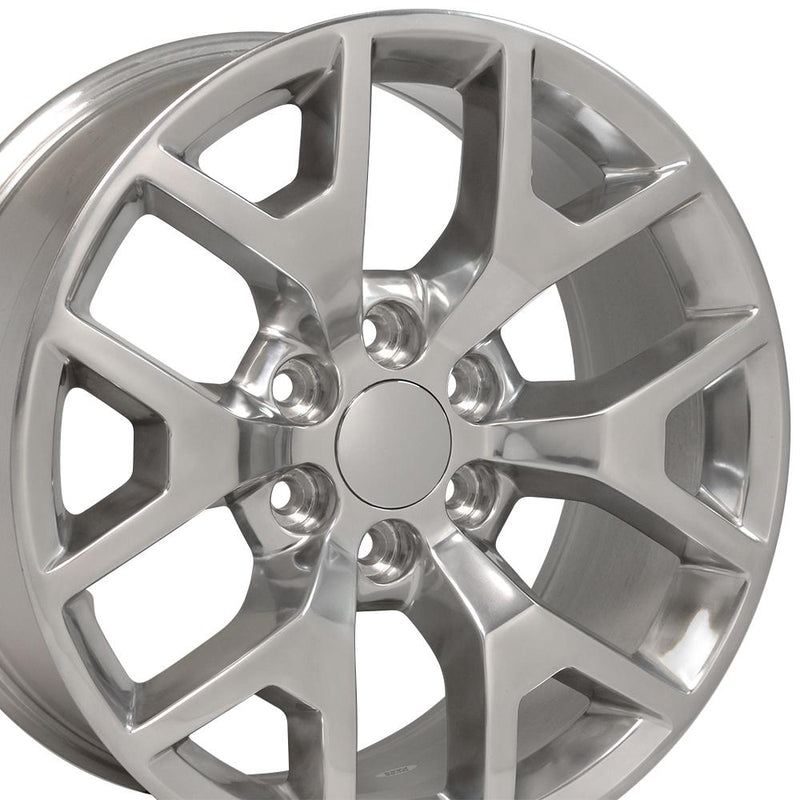 OE Wheels CV92 20x9 6x139.7 27et Polished Wheel