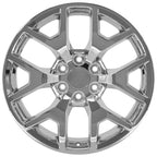 OE Wheels CV92 22x9 6x139.7 31et Chrome Wheel - View 2