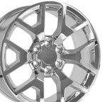 OE Wheels CV92 22x9 6x139.7 31et Chrome Wheel