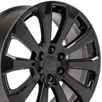 OE Wheels CV95 22x9 6x139.7 28et Gloss Black Wheel