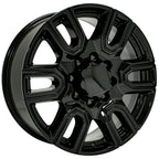 OE Wheels CV96B 20x8.5 8x180 47et Gloss Black Wheel - View 3
