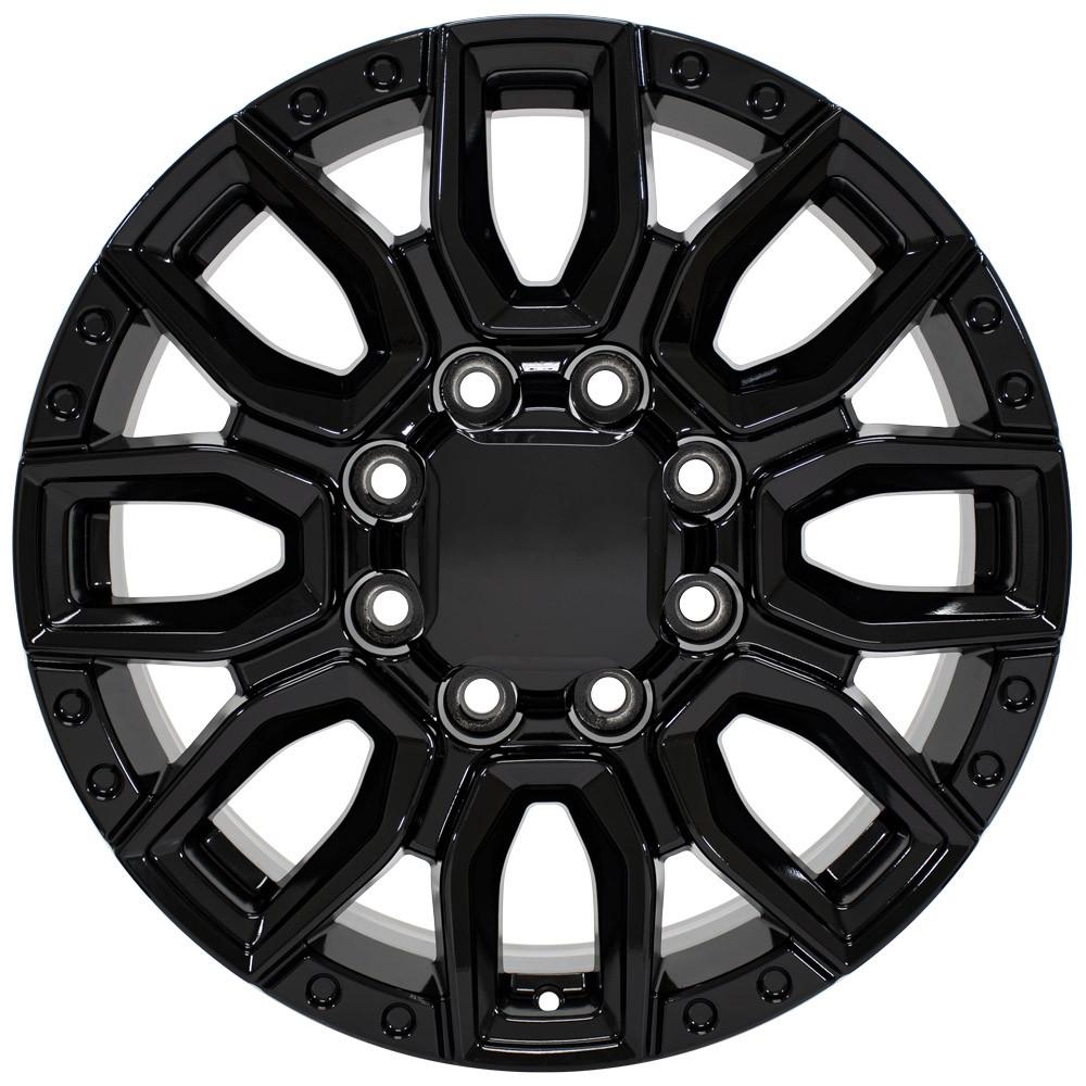 OE Wheels CV97A 20x8.5 8x165.1 12et Gloss Black Wheel - View 2