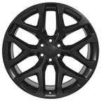 OE Wheels CV98B 24x10 6x139.7 24et Satin Black Wheel - View 2