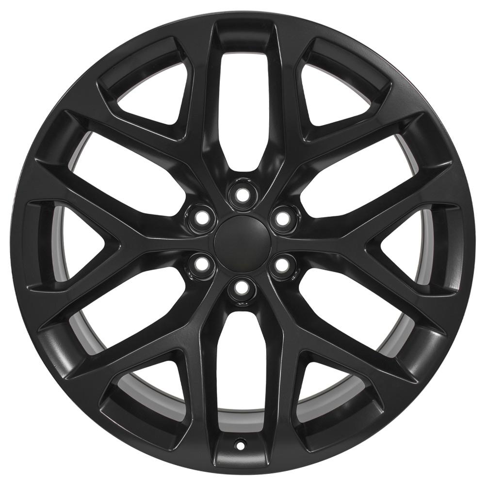 OE Wheels CV98B 24x10 6x139.7 24et Satin Black Wheel - View 2