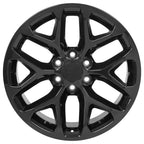 OE Wheels CV98B 20x9 6x139.7 24et Gloss Black Wheel - View 2